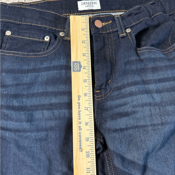 Denizen from Levi’s Slim Jeans – Dark Wash – Adjustable Waist – No Size Tag - Picture 6 of 8